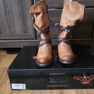 Freebird Cora Tan Leather Boots